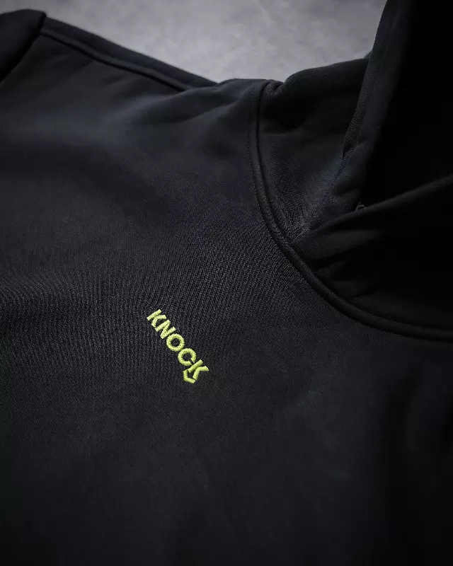 INHALE SUPER HEAVY HOODIE BLACK - Image 6