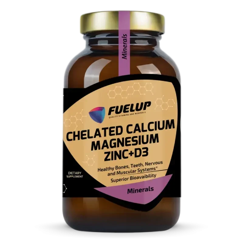 CHELATED CALCIUM MAGNESIUM ZINC + D3, 90 TABL.