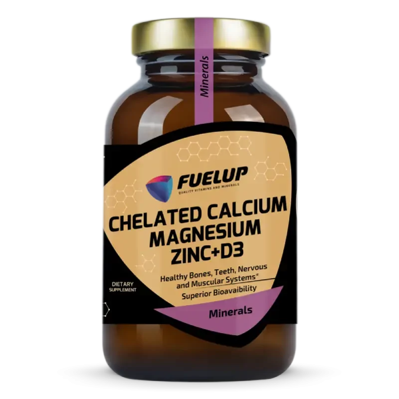 CHELATED CALCIUM MAGNESIUM ZINC + D3, 90 TABL.