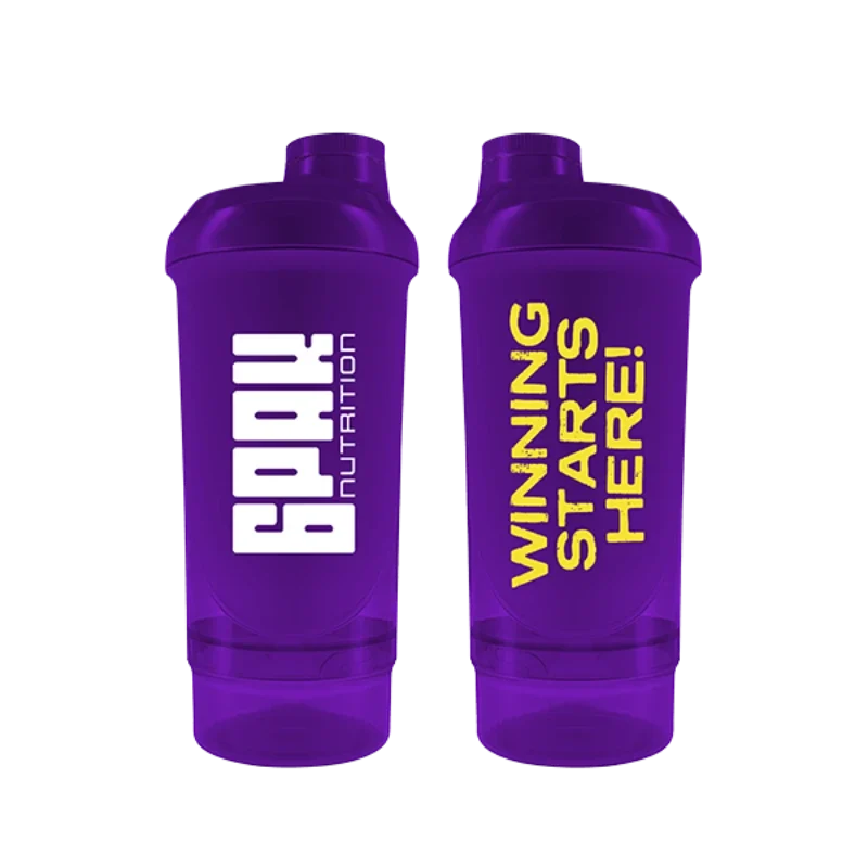 SHAKER FOR WINNING STARTS HERE PURPLE 500+150 ML.