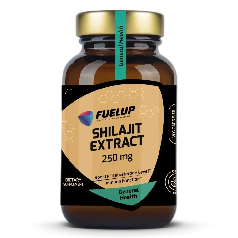 SHILAJIT EXTRACT 250 MG, 60 VEG KAPS.