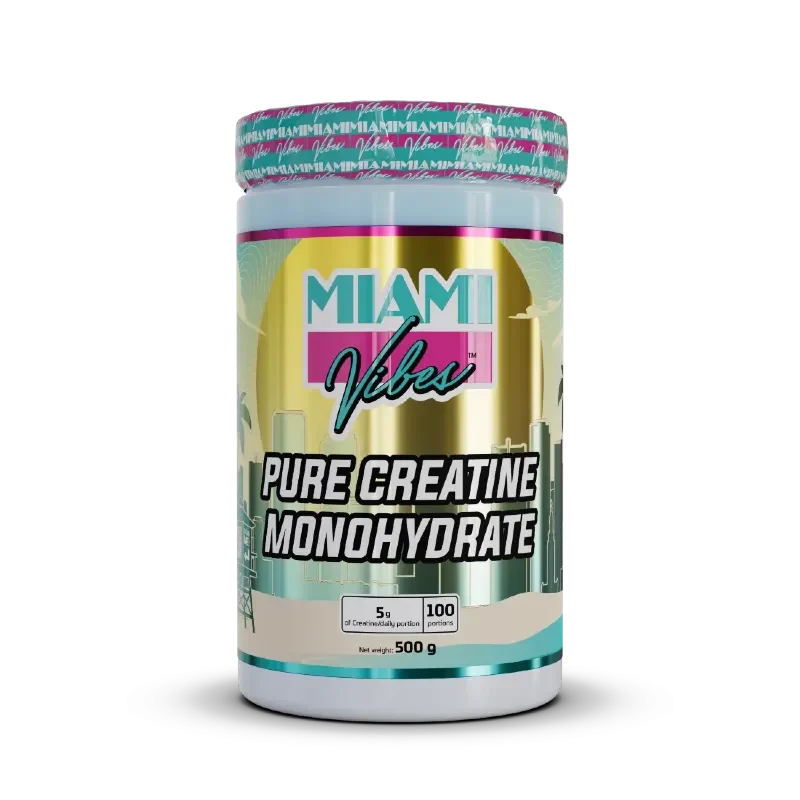 MIAMI VIBES PURE CREATINE MONOHYDRATE 500 G.