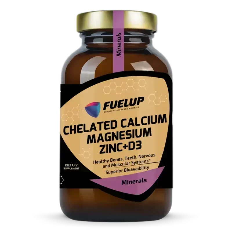 CHELATED CALCIUM MAGNESIUM ZINC + D3, 90 TABL.