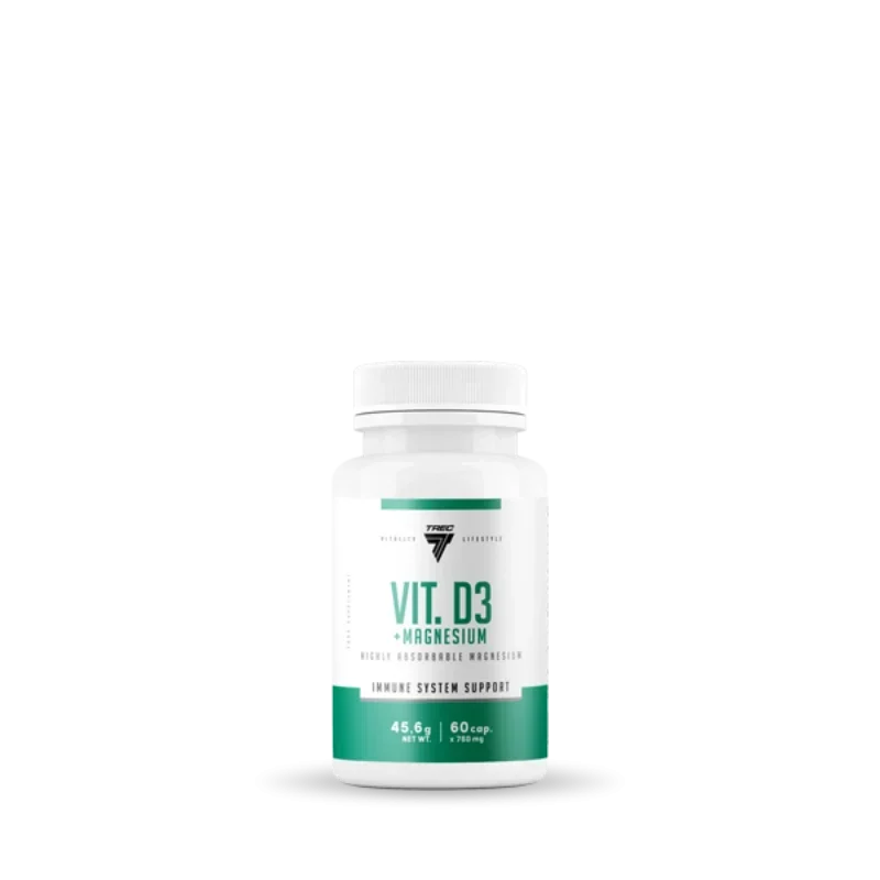 TREC VITAMIN D3 + MAGNESIUM 60 KAPS.