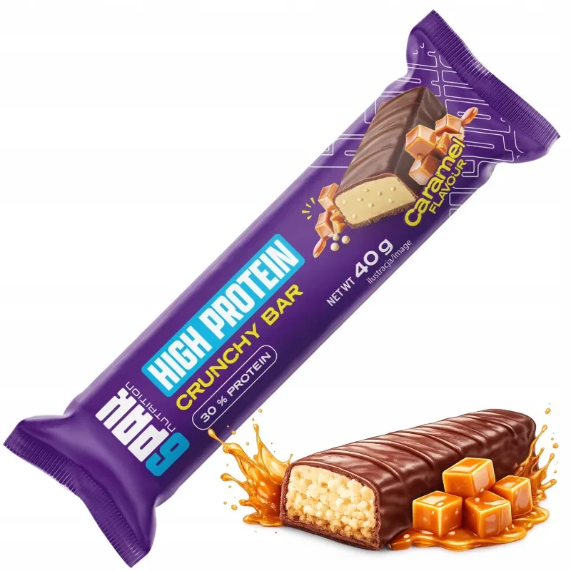 6PAK PROTEIN CRUNCHY BAR CARAMEL 40 G