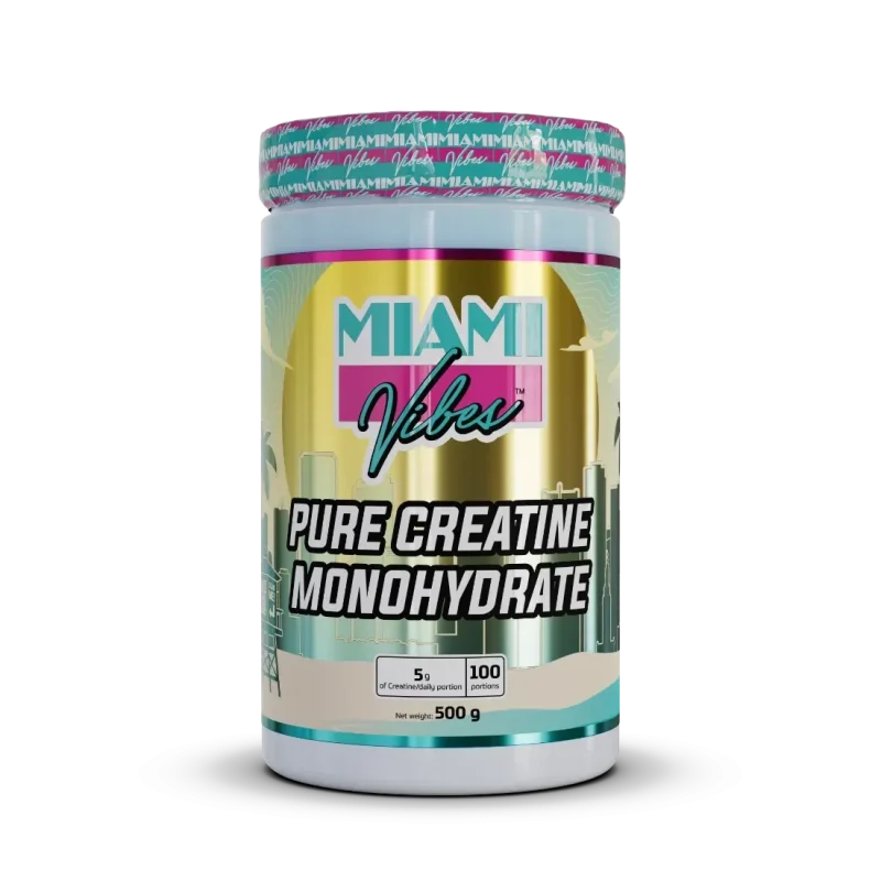 MIAMI VIBES PURE CREATINE MONOHYDRATE 500 G.