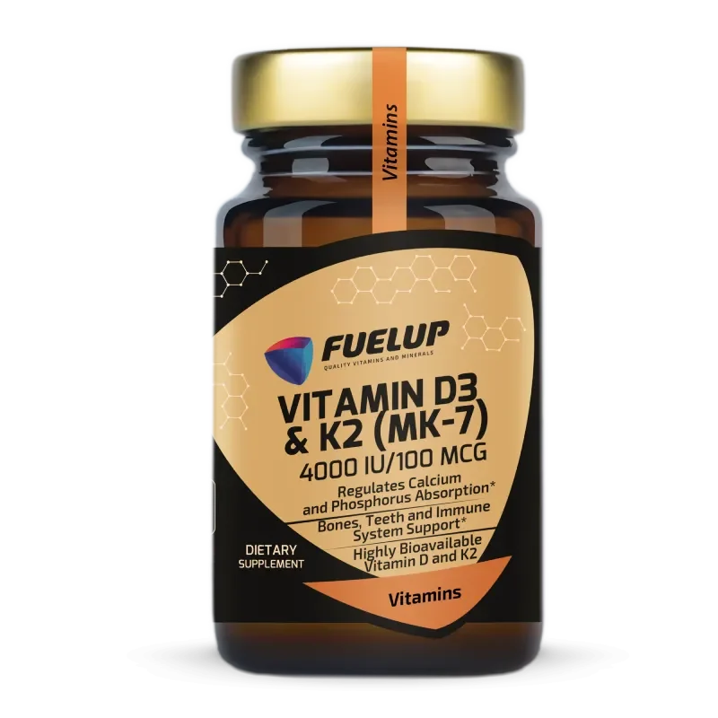 VITAMIN D3 + K2 MK-7, 120 VEG SOFTGELS