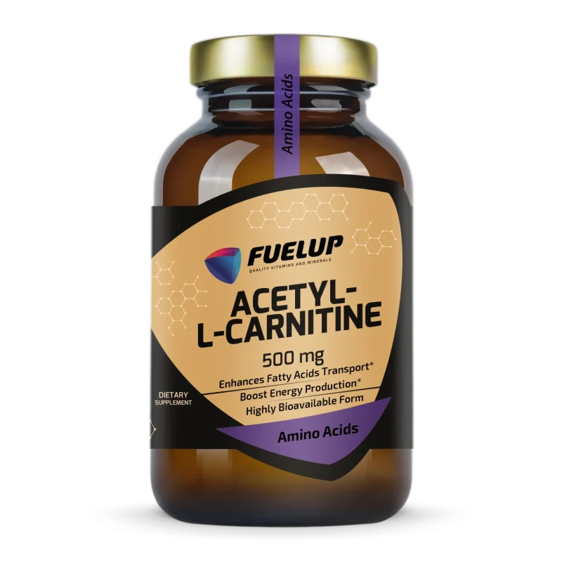 ACETYL L-CARNITINE 500 MG, 120 VEG KAPS.