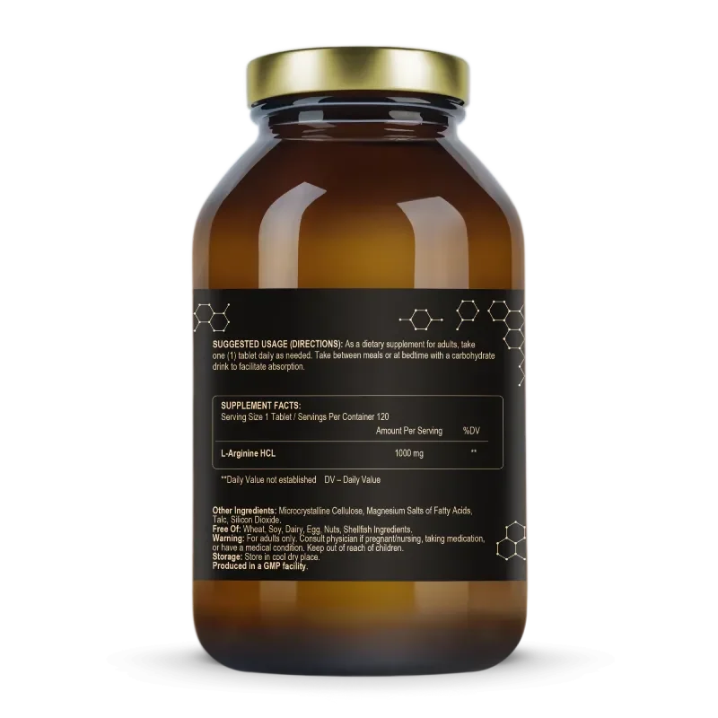 L-ARGININE 1000 MG 120 TABL - Image 2