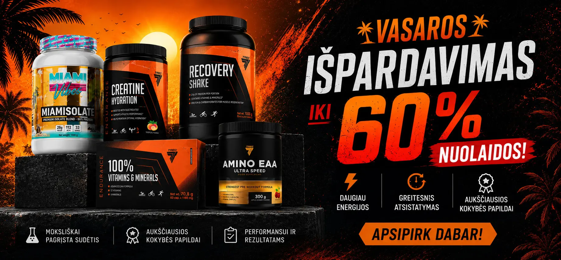 Vasaros išpardavimas iki 60% nuolaidos