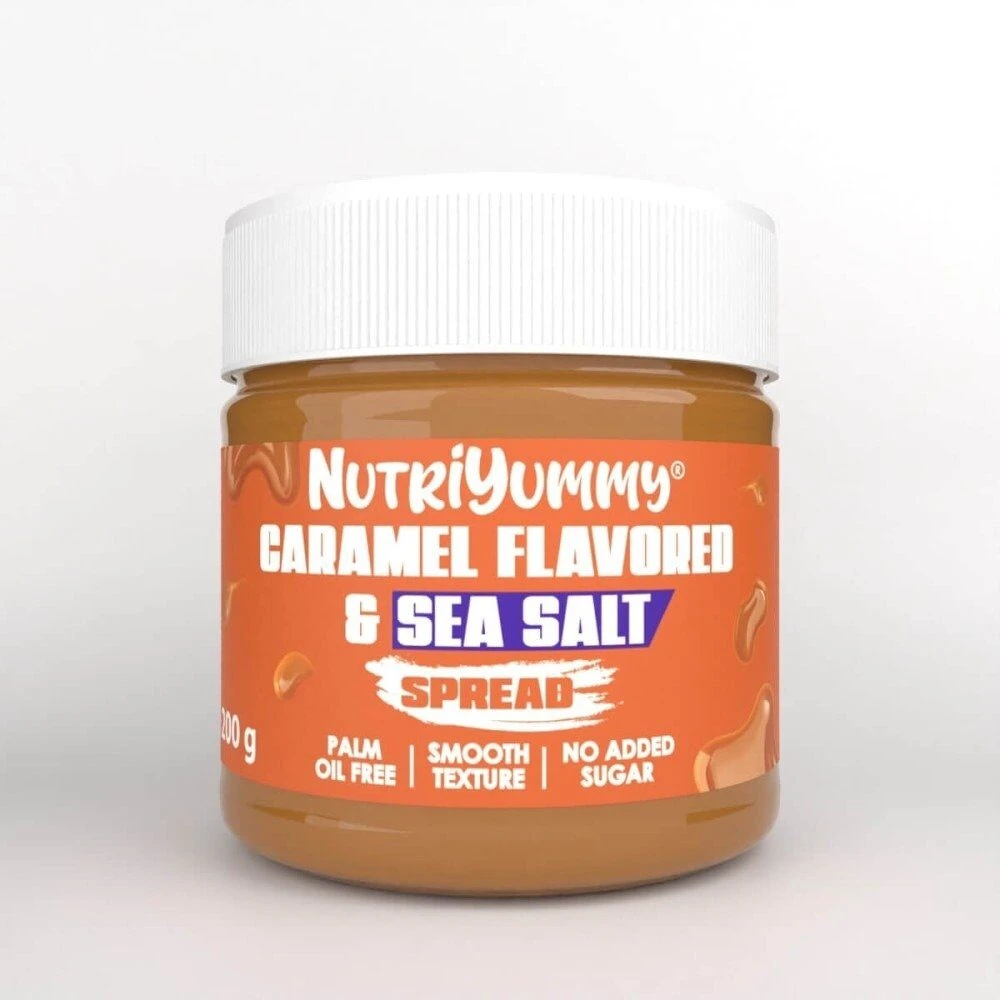 NUTRIYUMMY CARAMEL FLAVORED SPREAD WITH SEA SALT 200G