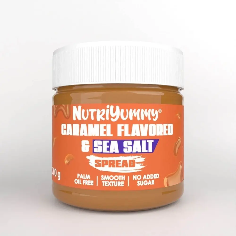 NUTRIYUMMY CARAMEL FLAVORED SPREAD WITH SEA SALT 200G
