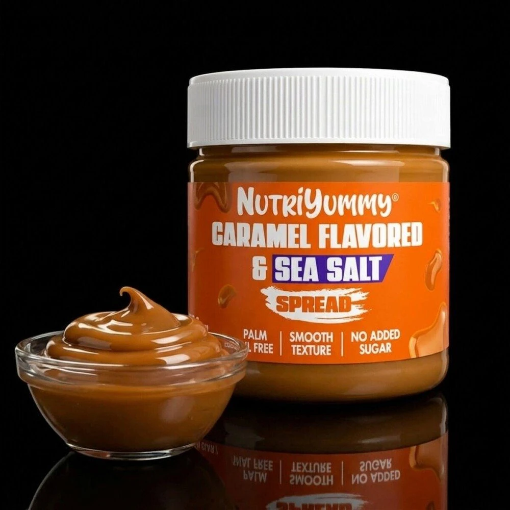 NUTRIYUMMY CARAMEL FLAVORED SPREAD WITH SEA SALT 200G