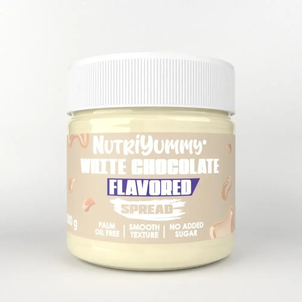 NUTRIYUMMY WHITE CHOCOLATE FLAVORED SPREAD 200G