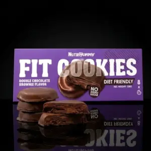 NUTRIYUMMY COOKIES BROWNIE DOUBLE CHOCOLATE 128G