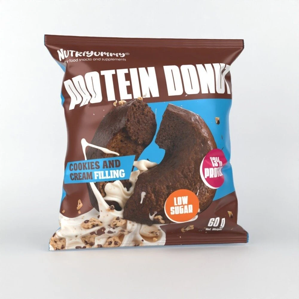 NUTRIYUMMY PROTEIN DONUT COOKIES & CREAM 60G