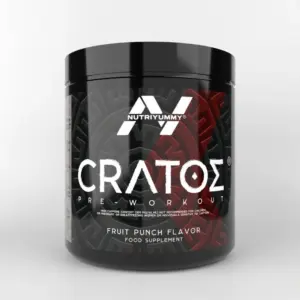 NUTRIYUMMY CRATOS PREWORKOUT POWDER FRUIT PUNCH 380 G