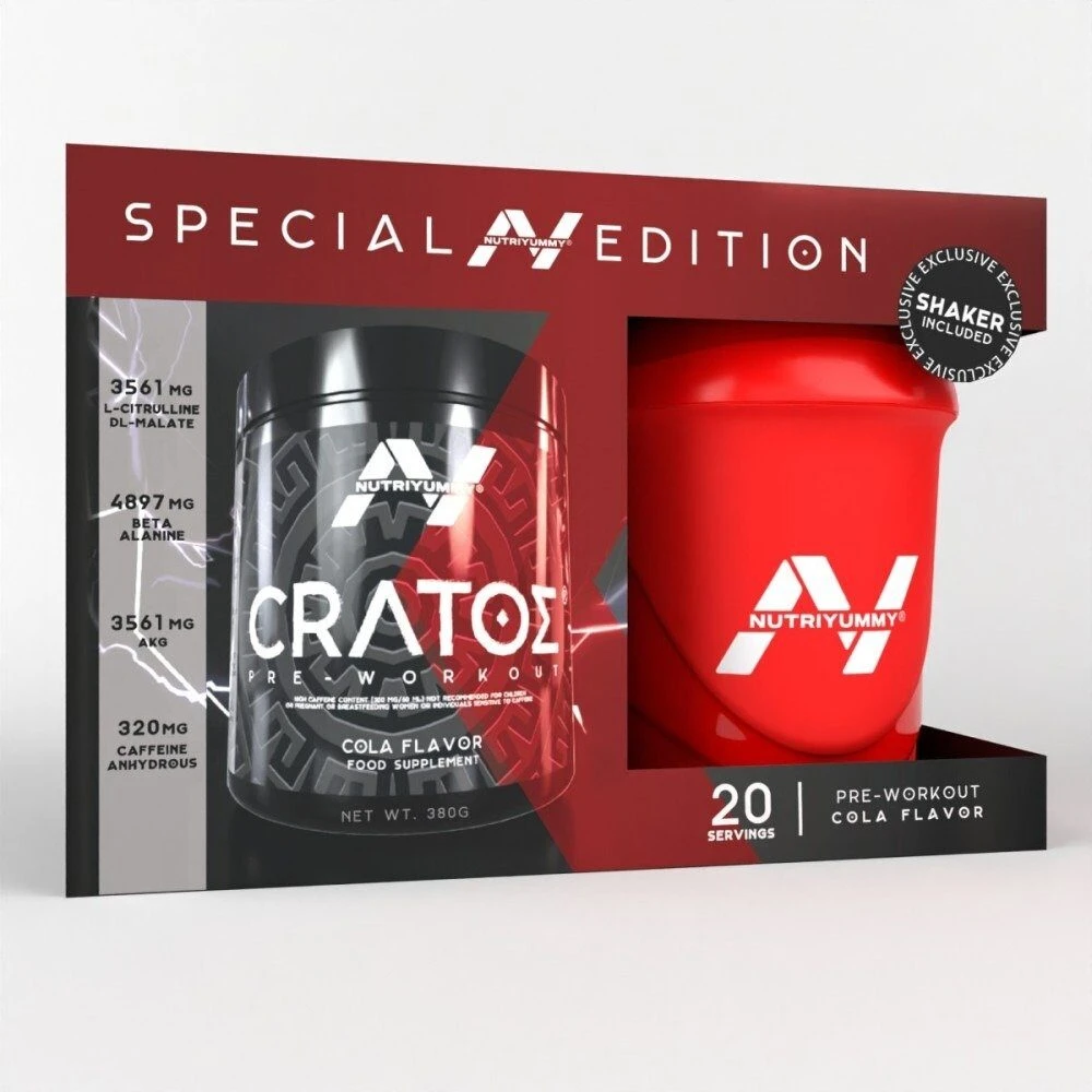 NUTRIYUMMY CRATOS PREWORKOUT COLA 300G