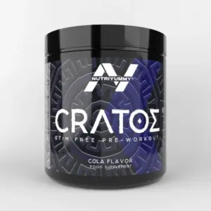 NUTRIYUMMY CRATOS STIM-FREE PREWORKOUT POWDER COLA 342G
