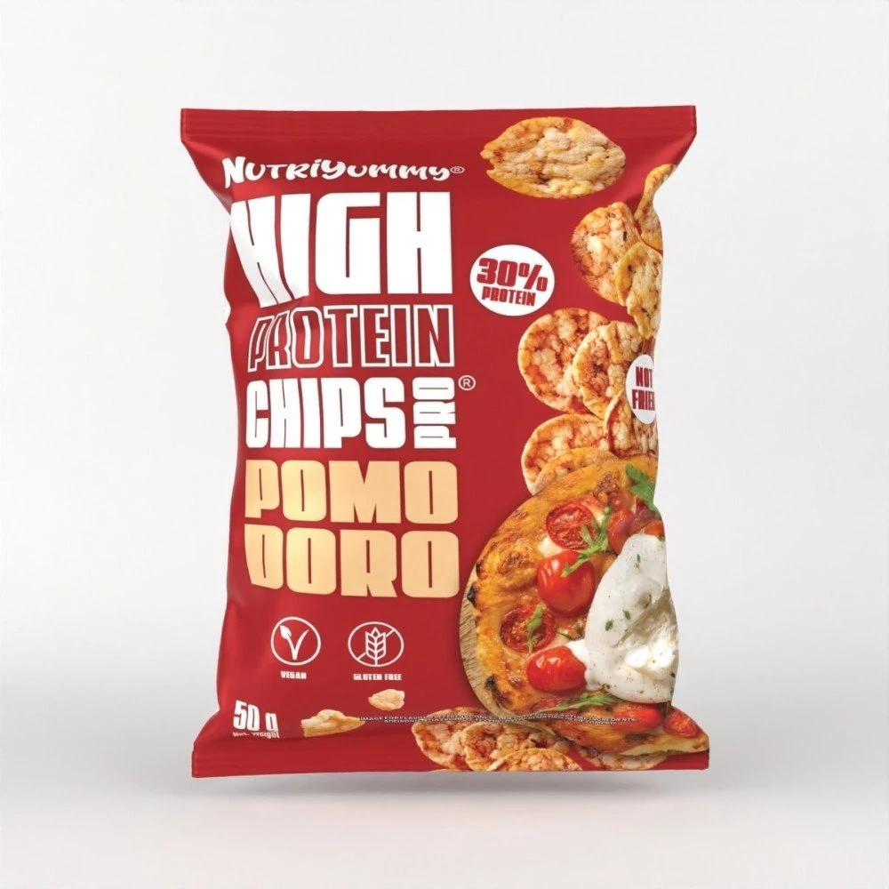 NUTRIYUMMY HIGH PROTEIN CHIPSPRO POMODORO 50G