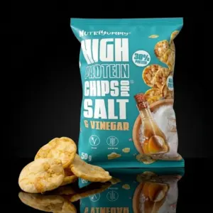 NUTRIYUMMY HIGH PROTEIN CHIPSPRO SALT & VINEGAR 50G