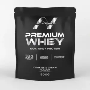 NUTRIYUMMY PREMIUM WHEY COOKIES & CREAM 500G