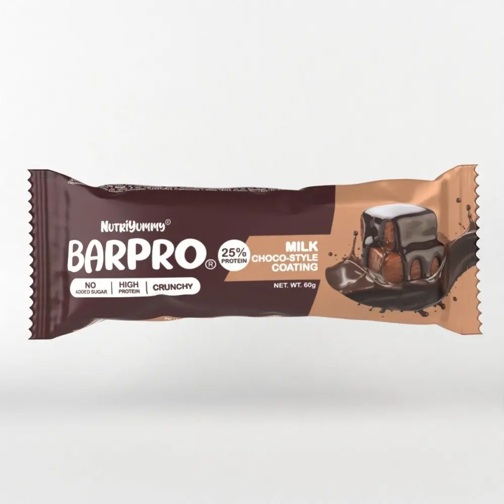 NUTRIYUMMY BARPRO CRUNCHY MILK CHOCO 60G