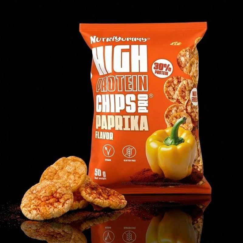 NUTRIYUMMY HIGH PROTEIN CHIPSPRO PAPRIKA 50 G. - Image 2