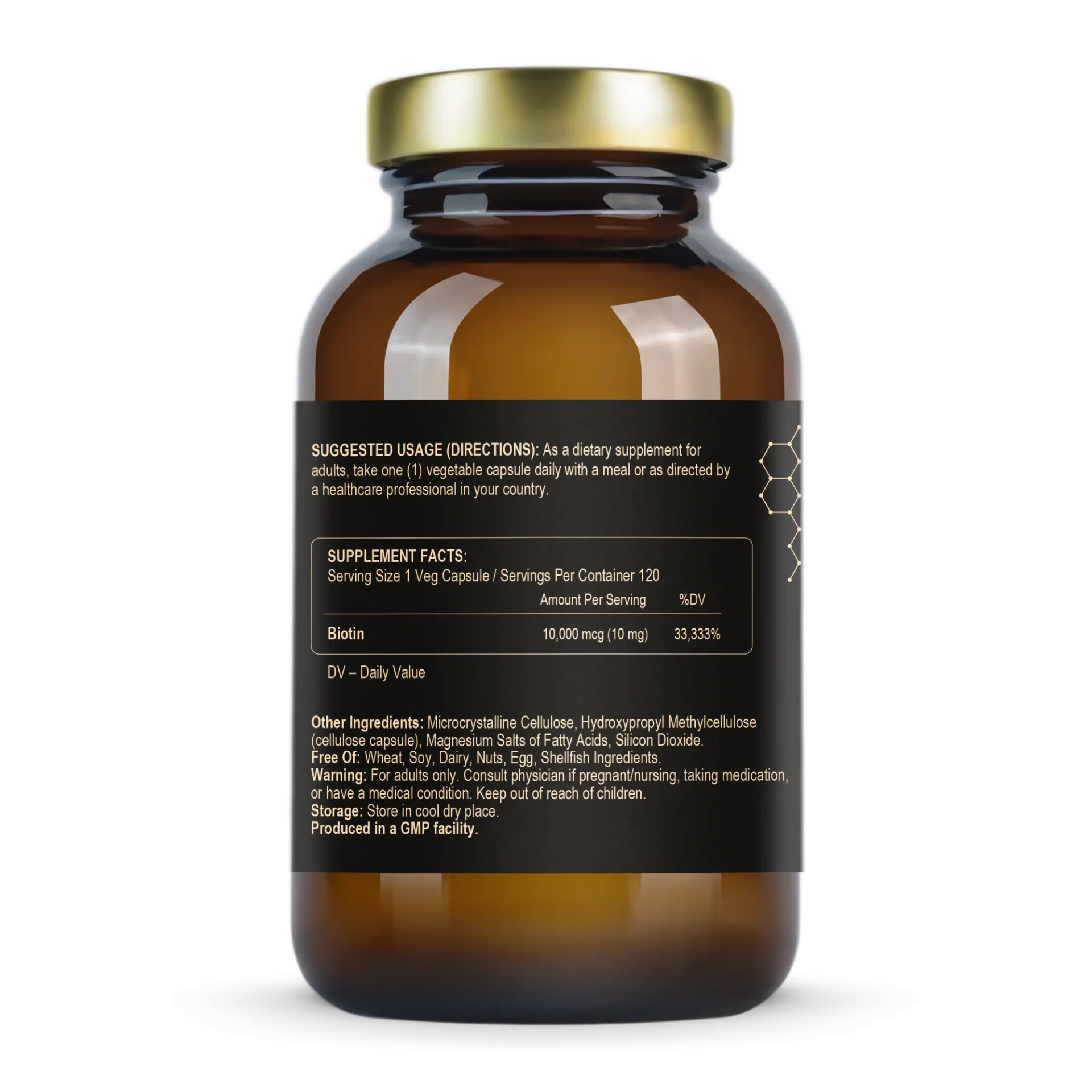 BIOTIN 10000 MCG 120 VEG KAPS. - Image 4