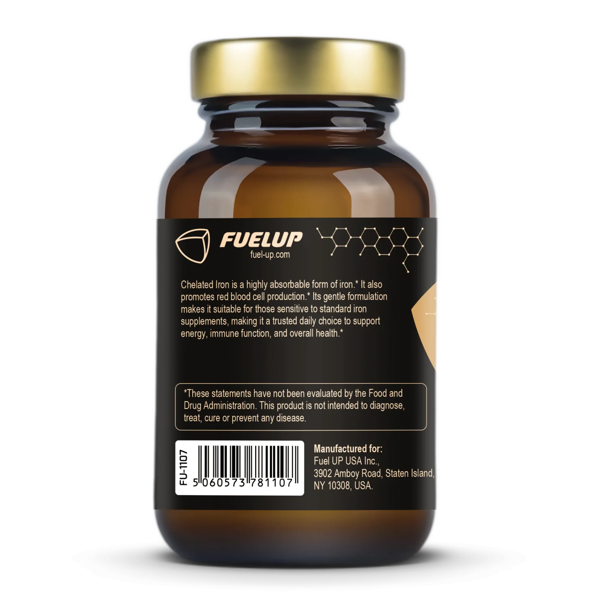 FUEL-UP CHELATED IRON 36 MG 90 VEG KAPS. - Image 3
