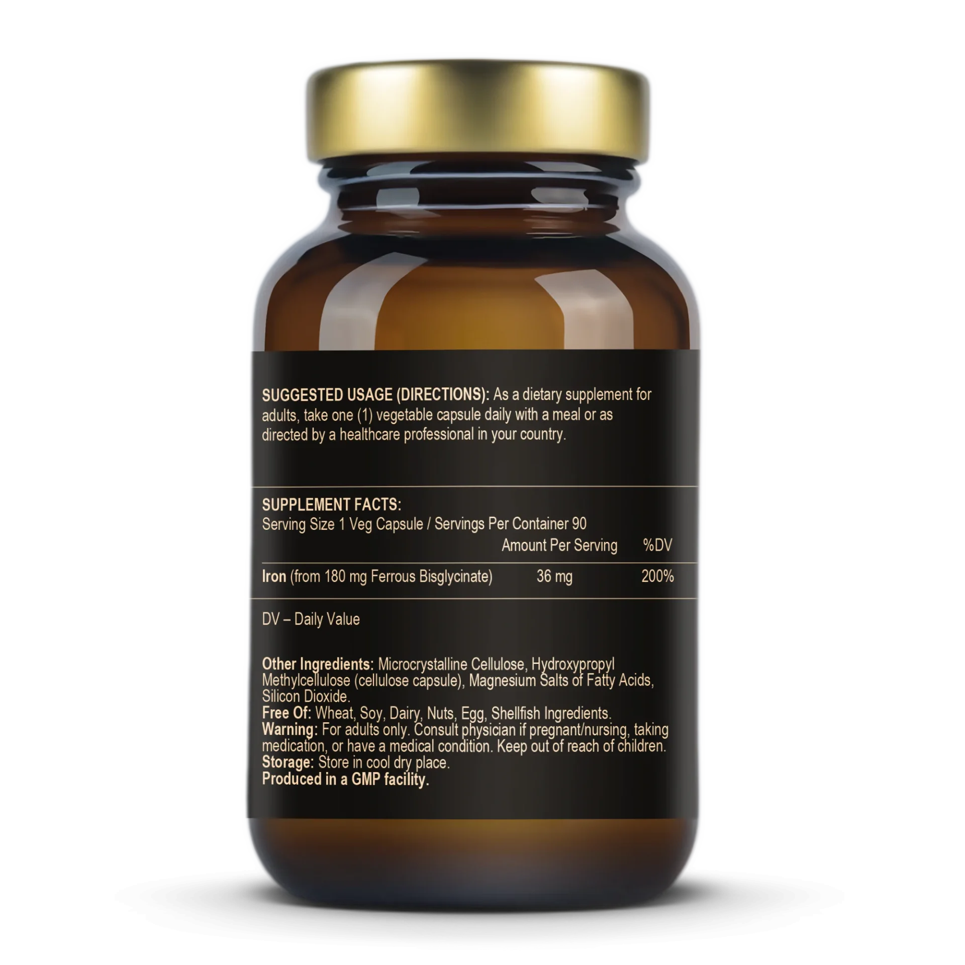 FUEL-UP CHELATED IRON 36 MG 90 VEG KAPS. - Image 4