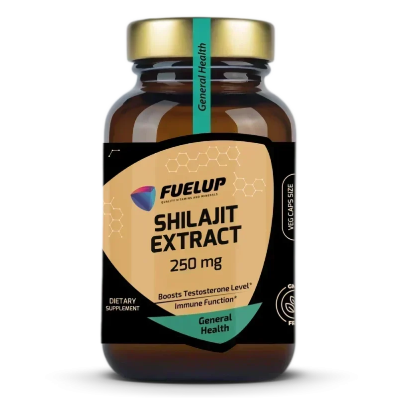 SHILAJIT EXTRACT 250 MG, 60 VEG KAPS.